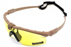 NUPROL BATTLE PRO'S - TAN FRAME / YELLOW LENSE